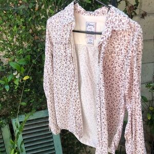 Request Branded Floral Button-Down Shirt